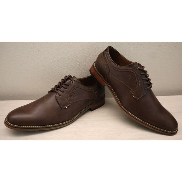 Tommy Hilfiger Men's Sz 10.5M Light Brown PU Leather Benty Oxfords - Picture 16 of 16